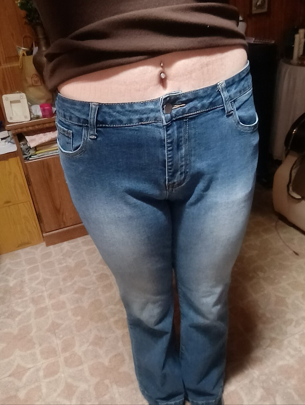 Mid Rise Bootcut Jeans - Picture 3 of 4